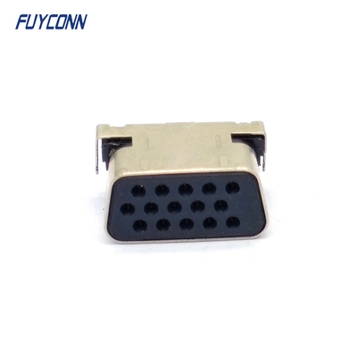 PWB ad angolo retto 15 Pin Female VGA dei connettori di profilo più basso D-SUB