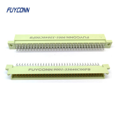 2 file DIN41612 senza saldatura connettore 64 pin maschio Press Fit connettore