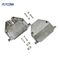ISO9001 il metallo Backshell zinca la sotto copertura di D per il sotto connettore di 37P D