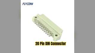 Connettore ad angolo retto DIN 41612 a 20 pin