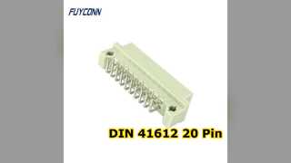 Connettore ad angolo retto DIN 41612 a 20 pin