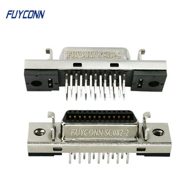 Tipo ad angolo retto connettore femminile del connettore di 26 Pin SCSI del PWB di SCSI con il gancio di Fixness