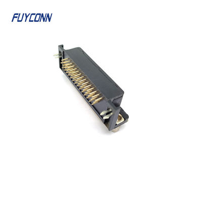 Connettore PCB D-SUB ad alta densità ad angolo destro 15 / 26 / 44 / 62 Pin Connettore DB femminile