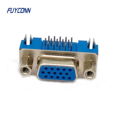 Connettori D-sub ad alta densità a 15 pin PCB ad angolo destro Femminile HD DB Connector