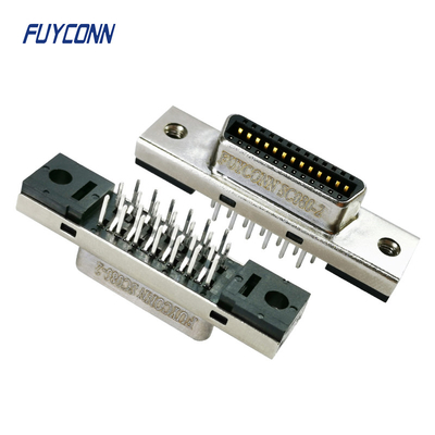 26 pin MDR Connector Femminile / maschile 1.27mm SCSI Connector in ottone dorato