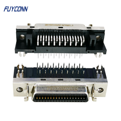 36 pin SCSI Servo Connector PCB Solder Cup IDC Crimp fornitore di connettori da 1,27 mm