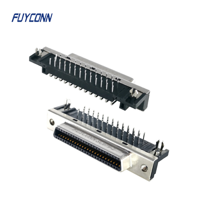 SCSI MDR Connector PCB Solder Cup IDC Crimp 1.27mm 50pin Connector Cina