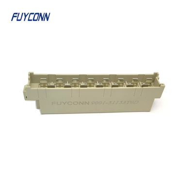 Connettore di alimentazione DIN41612 Cina PCB R/A 7+8 15Pin 5.08mm Connettore maschio