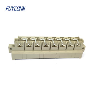 Connettore di alimentazione DIN41612 Cina PCB R/A 7+8 15Pin 5.08mm Connettore maschio