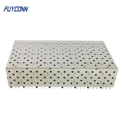 320pin 2x8 Ports SFP Connector Female Press-Fit with Light