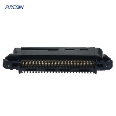 TE 229974-1 Connettore di ricambio, connettore a forma di D a 50 / 64 posizioni, spina, da cavo a cavo, montaggio cavo (a sospensione libera), interasse 2,16 mm [.085 in], connettori di aggancio CHAMP