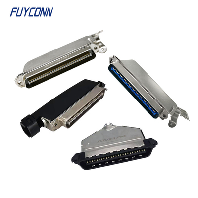 Tipo maschio centronics della spina di IDC del connettore 50pin 64pin con il cappuccio del metallo