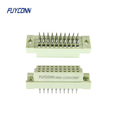 File femminili 3x10pin 20pin 30pin del connettore 3 di Eurocard del perno di Solderless