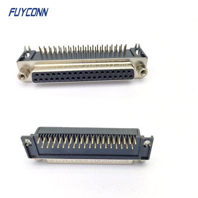 37 connettore ad angolo retto di DB del PWB del connettore di Pin Female D-SUB (9.4mm)