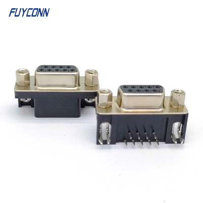 fermaglio ad angolo retto del PWB D-SUB del connettore di 9pin DSUB (8.08mm)