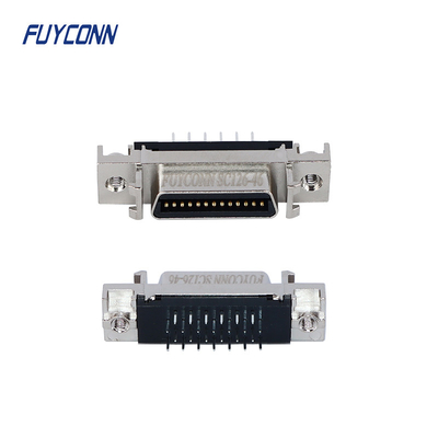 Connettore di SCSI 26pin, servo connettore femminile di MDR con Shell in lega di zinco