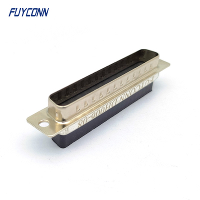 Tipo maschio connettore della piegatura di D-SUB, connettore della lega per saldatura di 9pin 15pin 25pin 37pin DSUB