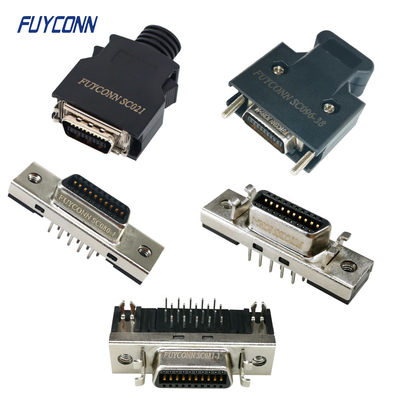 PBT Isolazione SCSI MDR connettore maschio/femmina 1,27mm Pitch 20pin