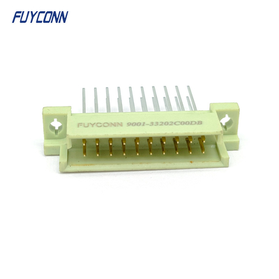 13 mm Maschio DIN41612 connettore 2 righe 20Pin terminali verticali Eurocard connettore