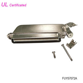 32 paia 64 del connettore di piegatura di Pin Centronics Connector Male IDC con l'alloggio del metallo da 45 gradi