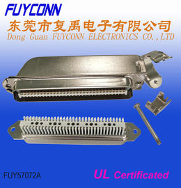 I connettori di TYCO 64 Pin Male Centronic Champ IDC con la copertura del metallo da 45 gradi hanno certificato l'UL