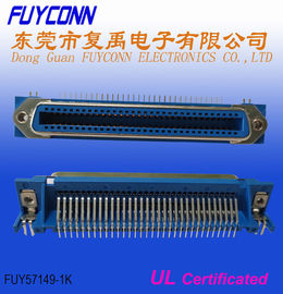Passo femminile dell'angolo retto 2.16mm del PWB del campione DDK 64 Pin Centronics Connector