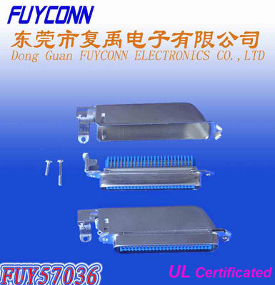 TYCO 90 tipo centronic del campione IDC della spina maschio del connettore di Pin di grado 50 RJ21 con la copertura del metallo