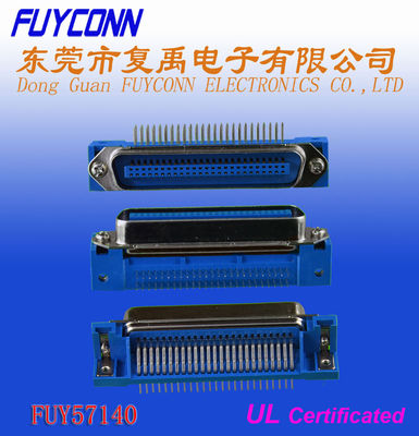 14 24 36 50 appuntano l'UL diplomata connettore R/A maschio del PWB dell'angolo retto di Centronic