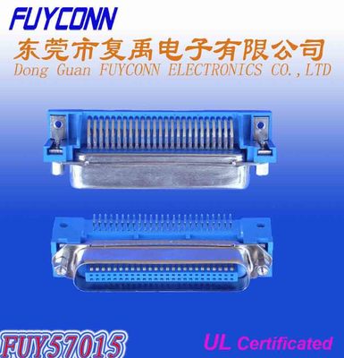 Connettore maschio ad angolo retto del PWB di Pin DDK di Centronic 14 del campione con le viti di Jack