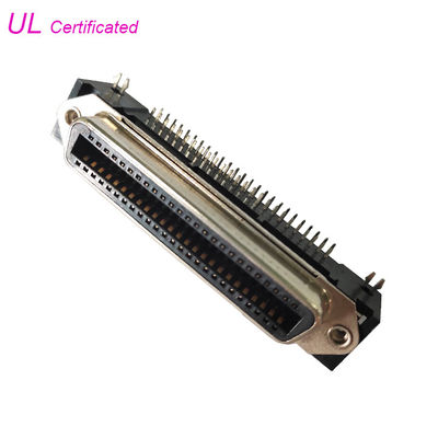 Angolo retto femminile 50 centronics Pin Connector Champ Connector 25pairs del PWB di DDK