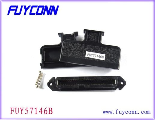 TYCO 25 di Centronic accoppia il connettore femminile del campione del recipiente IDC con una copertura di plastica da 180 gradi