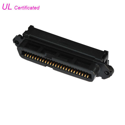 50 tipo di piegatura femminile del connettore 25pairs del campione di Pin Receptacle IDC con la clip del cavo