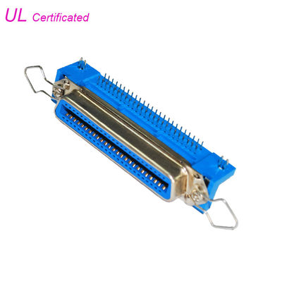 Centronic 25 accoppia il connettore femminile ad angolo retto 50pin della serratura del bordo del PWB con il fermo della molla