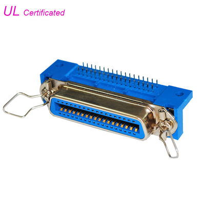 Recipiente 50 fermagli del PWB di 36 24 14 Pin Centronics Connector Right Angle