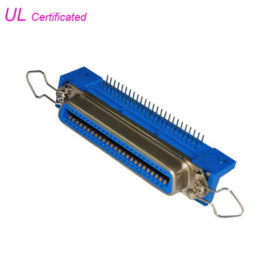 fermagli ad angolo retto del PWB di 14 24 36 50 Pin Centronic con le clip della cauzione