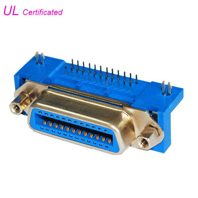 Connettore centronics di Pin di PBT 36 con il fermaglio di angelo di destra del PWB