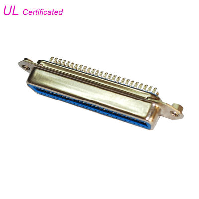 connettore di Pin Centronics Female Connector DDK di serie 50 del CN della linea centrale 57 di 2.16mm