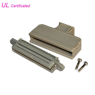 Connettore della lega per saldatura di Centronic del recipiente di Pin di TYCO 50 con l'UL diplomata copertura 180°Plastic