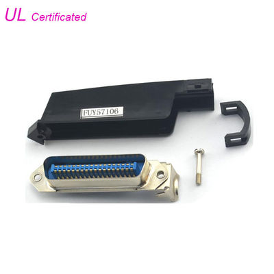 90 copertura di plastica di Pin Centronics Solder Connector With della spina maschio 36 di grado