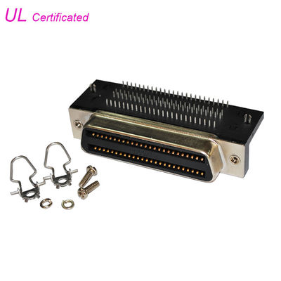 Passo centronics del connettore 2.16mm 957 100 di Pin di Amphonel del PWB dell'angolo retto femminile del montaggio