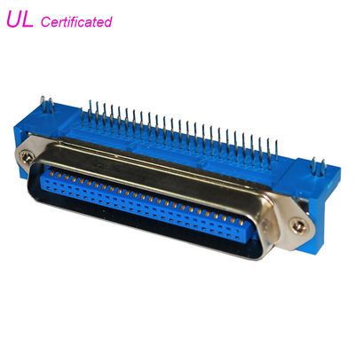 Connettore maschio ad angolo retto 36pin 24pin 14pin del PWB di 50 Pin Centronic con la serratura del bordo