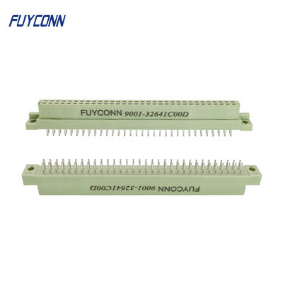 Connettore diritto 2row 16 del PWB Eurocard 32 48 64 connettore di Pin Female 2*32pin 64P DIN41612