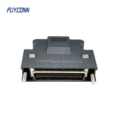 Tipo servo connettore della lega per saldatura di 50 Pin Servo Connector Male Mini di cavo di SCSI con la copertura