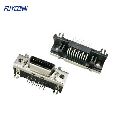 Connettore R/A del fermaglio 20pin di SCSI servo, mini connettore del nastro MDR di D
