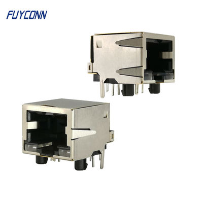 1 connettore modulare femminile RJ45 del PWB del porto 1x8P 8 Pin Right Angle