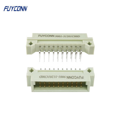 20Pin connettore ad angolo retto di Eurocard del maschio del PWB di file 2x10P 220 del connettore 2 di BACCANO 41612