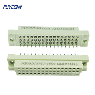 3 passo diritto femminile verticale del connettore 2.54mm del PWB Eurocard del connettore di BACCANO 41612 di Pin di file 48