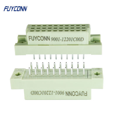 3 passo europeo del connettore 2.54mm dell'incavo del recipiente di BACCANO 41612 del PWB di Pin Straight di file 20