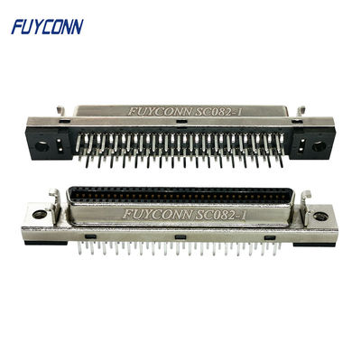 68 connettore femminile diritto del passo MDR del PWB 1.27mm del connettore di Pin SCSI
