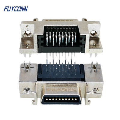 Connettore femminile dell'incavo del connettore di 20 Pin SCSI con Shell in lega di zinco